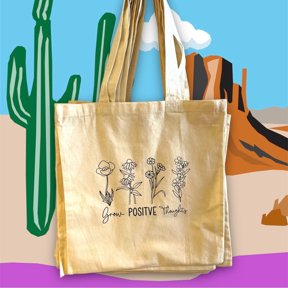 Reusable tote bags